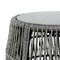 Armen Living Emory Indoor Outdoor Garden Stool End Table in Gray Rope and Gray Stone 840254335998 - alternate 2